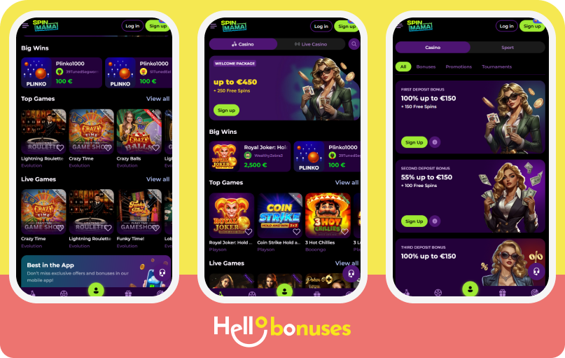 Rewelacje w Spinmama Casino - Twoja przygoda z hazardem online